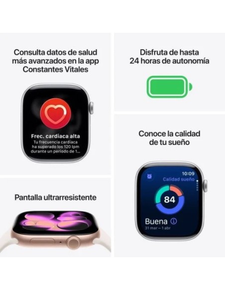 APPLE WATCH SERIES 11 46MM GREY CORREA BLACK (S/M)