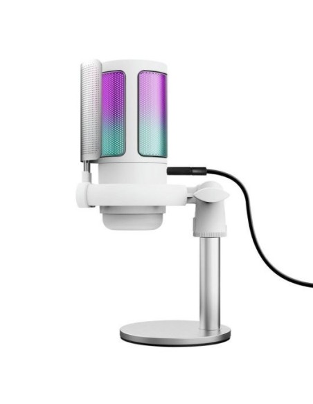 MICROFONO TRUST GAMING GXT 238W AURON USB RGB WHITE