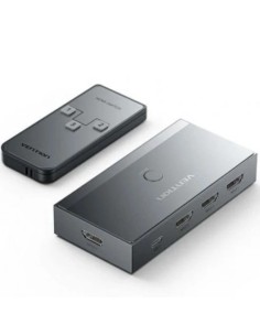 SWITCH CONMUTADOR VENTION HDMI 2.1 8K HDMI/H - 3XHDMI/H GREY