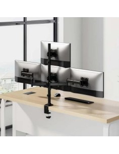 SOPORTE DE MESA PARA 4 TV/MONITOR AISENS 13 - 27 2 BRAZOS GIRATORIO/INCLINABLE HASTA 8KG BLACK 2