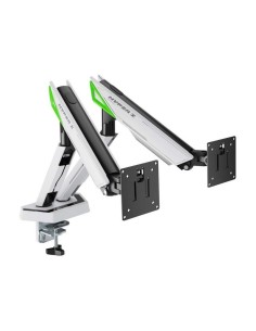 SOPORTE DE MESA GAMING PARA 2 TV/MONITOR AISENS 17 - 38 2 BRAZOS GIRATORIO/INCLINABLE HASTA 16KG WHITE