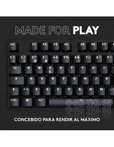 TECLADO GAMING LOGITECH G413 TKL USB RGB MECANICO