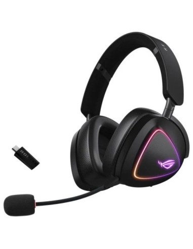 AURICULARES + MICROFONO ASUS GAMING ROG DELTA II INALAMBRICO BLACK