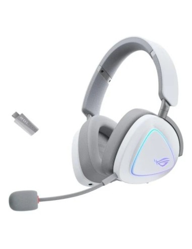 AURICULARES + MICROFONO ASUS GAMING ROG DELTA II INALAMBRICO WHITE
