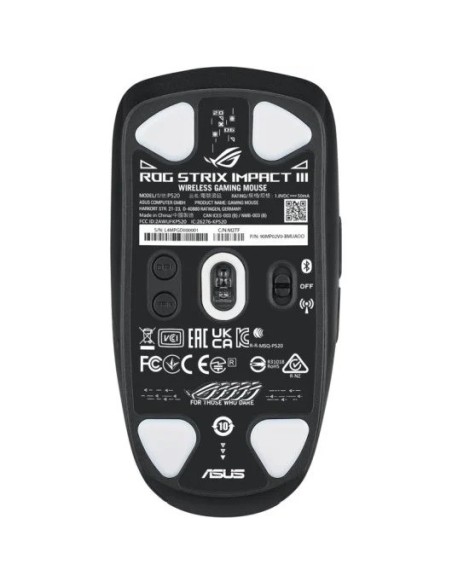 RATON ASUS GAMING ROG STRIX IMPACT III INALAMBRICO BLACK