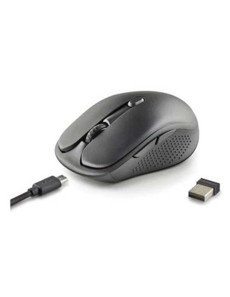 RATON NGS EVO SPOOK WIRELESS RECARGABLE MULTIMODO BLACK