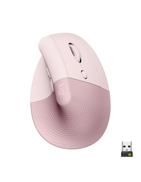 RATON LOGITECH LIFT VERTICAL WIRELESS ERGONOMIC 4000DPI 5 BOTONES ROSE