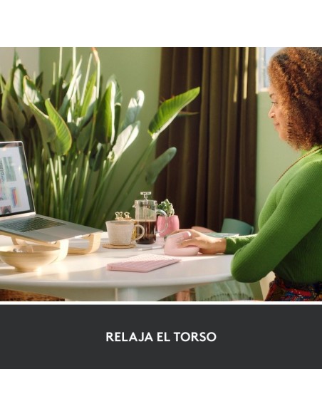 RATON LOGITECH LIFT VERTICAL WIRELESS ERGONOMIC 4000DPI 5 BOTONES ROSE