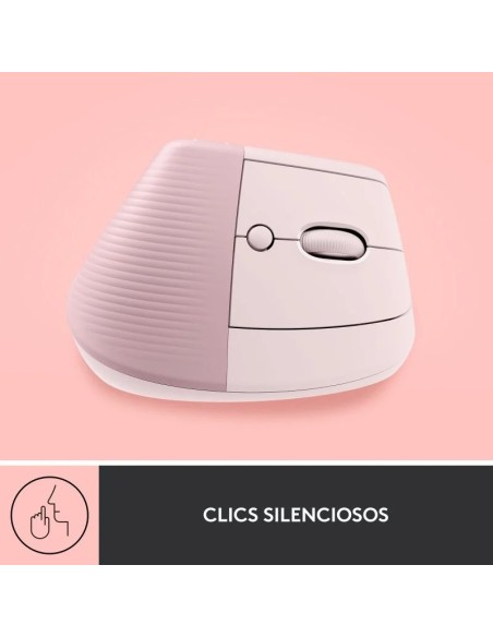 RATON LOGITECH LIFT VERTICAL WIRELESS ERGONOMIC 4000DPI 5 BOTONES ROSE