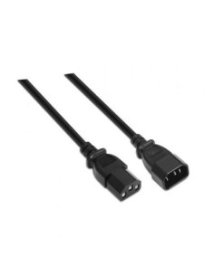 CABLE ALARGADOR ALIMENTACION AISENS CPU IEC C13 HEMBRA - IEC C14 MACHO 1.5M BLACK