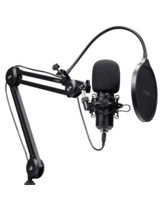 MICROFONO TRUST GXT 270 EMITA II+ USB FILTRO STREAMING BRAZO AJUSTABLE BLACK 2