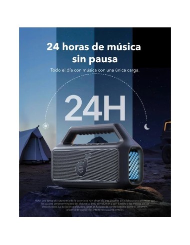 ALTAVOZ SOUNDCORE BOOM 2 80W BLUETOOTH IPX7 BLACK
