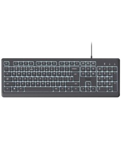 TECLADO TRUST PRIMO USB ILLUMINATED BLACK
