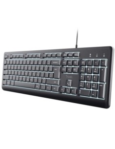 TECLADO TRUST PRIMO USB ILLUMINATED BLACK 2