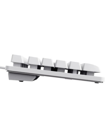 TECLADO TRUST GXT 833W THADO TKL GAMING USB RGB WHITE