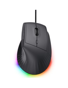 RATON TRUST GXT 145 REXXA USB RGB ERGONOMIC BLACK 2