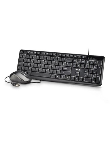 TECLADO + RATON NGS COCOAKIT V2 USB MULTIMEDIA BLACK