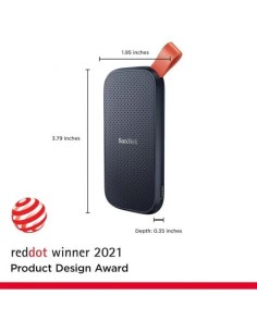 DISCO DURO EXTERNO SANDISK PORTABLE SSD V2 1TB USB-C 3.2 2