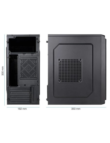 CAJA ORDENADOR TOOQ M-ATX USB 3.0 BLACK ( SIN FUENTE )