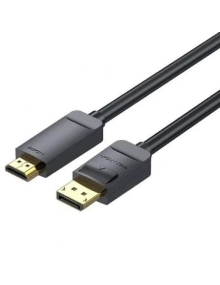 CABLE CONVERSOR VENTION DISPLAY PORT M - HDMI 4K 2M BLACK