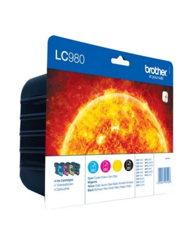 PACK TINTA BROTHER LC980VALBP COLOR + BLACK