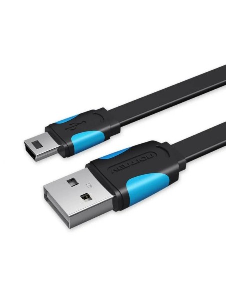 CABLE USB 2.0 VENTION USB-A/M - MINI USB/M 2M 480MBPS BLACK