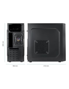 CAJA ORDENADOR TOOQ ATX USB 3.0 BLACK ( SIN FUENTE ) 2