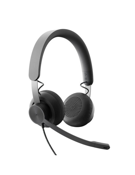 AURICULARES + MICROFONO LOGITECH ZONE WIRED USB-C / USB-A BLACK
