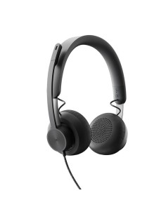 AURICULARES + MICROFONO LOGITECH ZONE WIRED USB-C / USB-A BLACK 2