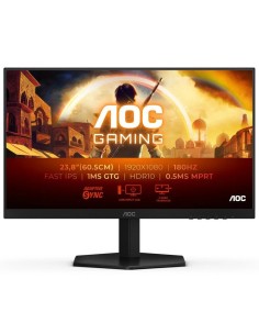 MONITOR GAMING AOC 24 FHD IPS 180HZ  HDMI DISPLAYPORT BLACK