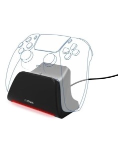 BASE DE CARGA TRUST GXT 255 PARA MANDO PS5 RGB BLACK 2
