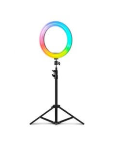 SOPORTE MARS GAMING RING RGB WEBCAM/SMARTPHONE BLACK
