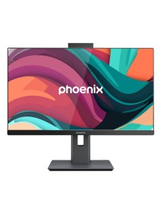ORDENADOR PHOENIX AIO 24 I3 12100/8GB DDR5/SSD500GB/WIFI/WEBCAM/ERGO/W11P BLACK