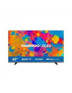 TELEVISOR DAEWOO 65 QLED 4K USB SMART TV ANDROID WIFI BLUETOOTH DOLBY VISION HDR10