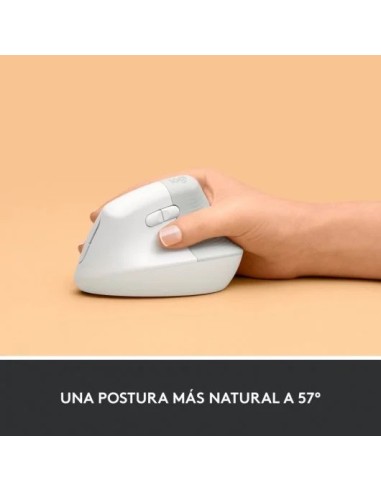 RATON LOGITECH LIFT VERTICAL WIRELESS ERGONOMIC 4000DPI 6 BOTONES WHITE