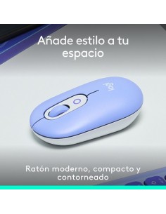 RATON LOGITECH POP MOUSE WIRELESS BLUETOOTH PURPLE 2