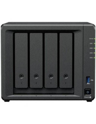 UNIDAD NAS SYNOLOGY DS425+ 4 HDD/SSD DISKSTATION CPU 2.7GHZ 2GB BLACK