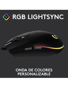 RATON LOGITECH G102 LIGHTSYNC RGB USB BLACK 2