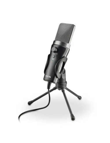 MICROFONO NGS MS120USB USB TRIPODE BLACK