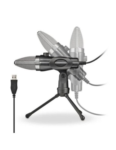 MICROFONO NGS MS120USB USB TRIPODE BLACK