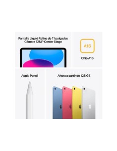IPAD APPLE 2025 11TH A16/128GB WIFI BLUE 2