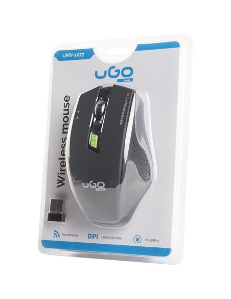 RATON UGO MY-03 1800DPI WIRELESS OPTICO BLACK