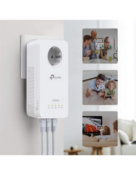POWERLINE TP-LINK TL-WPA8631P ETHERNET AV1300 + ENCHUFE