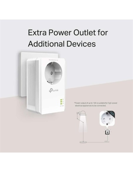 POWERLINE TP-LINK TL-PA7017P KIT ETHERNET 2UDS + ENCHUFE