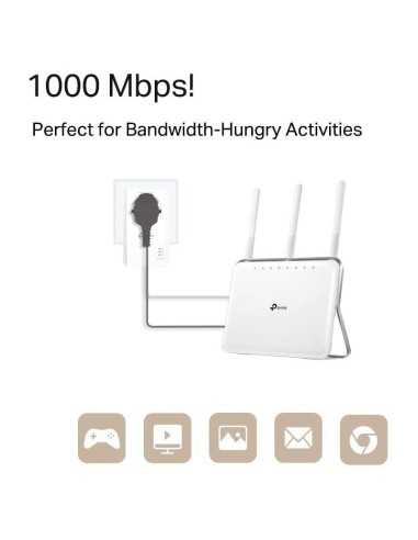 POWERLINE TP-LINK TL-PA7017P KIT ETHERNET 2UDS + ENCHUFE