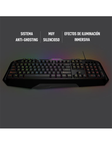 TECLADO PHOENIX GAMING USB RGB