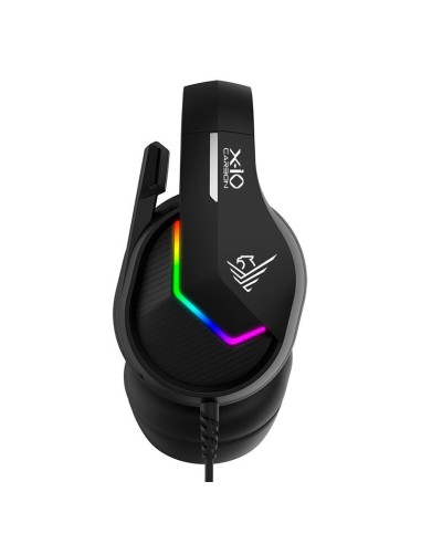 AURICULARES + MICROFONO PHOENIX X-IO GAMING RGB CARBON BLACK