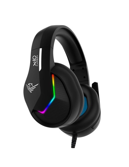 AURICULARES + MICROFONO PHOENIX X-IO GAMING RGB CARBON BLACK