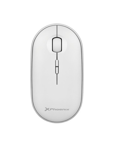 RATON PHOENIX REBBLE SILENT 1600DPI WIRELESS BLUETOOTH RECARGABLE WHITE