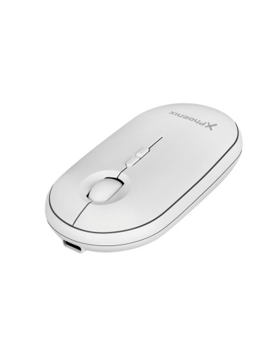 RATON PHOENIX REBBLE SILENT 1600DPI WIRELESS BLUETOOTH RECARGABLE WHITE